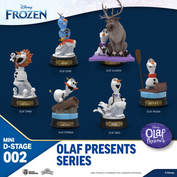 Beast Kingdom Mini DS-002 Disney Pixar Olaf Presents Series Set Mini Diorama Stage Figure